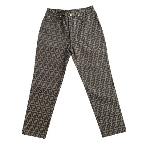 fendi monogram pants replica|fendi pants.